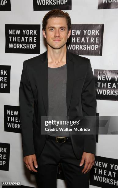 Aaron Tveit attends New York Theatre Workshop's 2017 Spring Gala at the Edison Ballroom on May 15, 2017 in New York City.