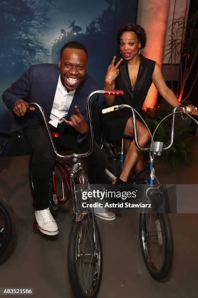 Malcolm Barrett attends the Entertainment Weekly and PEOPLE Upfronts party presented by Netflix and Terra Chips at Second Floor on May 15, 2017 in...