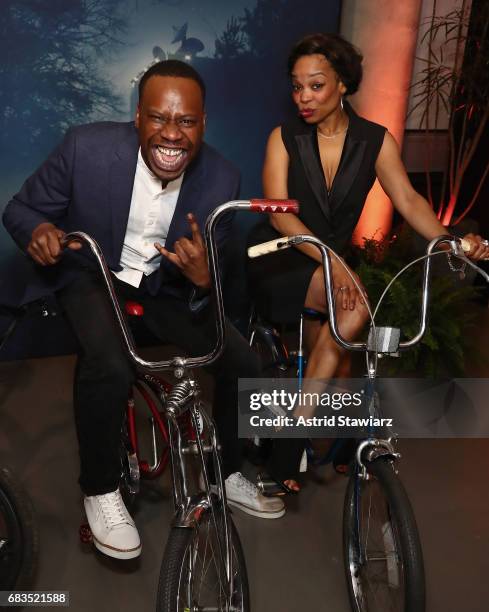 Malcolm Barrett attends the Entertainment Weekly and PEOPLE Upfronts party presented by Netflix and Terra Chips at Second Floor on May 15, 2017 in...