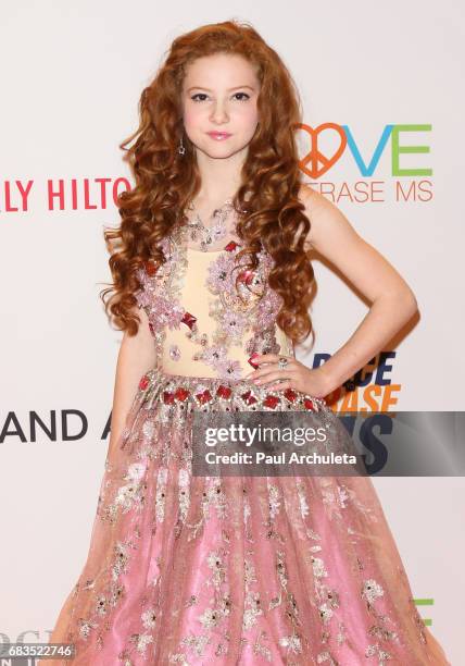Actress Francesca Capaldi attends the 24th annual Race To Erase MS Gala at The Beverly Hilton Hotel on May 5, 2017 in Beverly Hills, California.