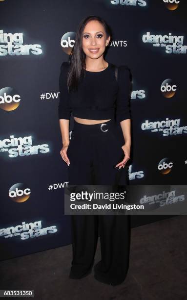 Dancer/TV host Cheryl Burke attends "Dancing with the Stars" Season 24 at CBS Televison City on May 15, 2017 in Los Angeles, California.