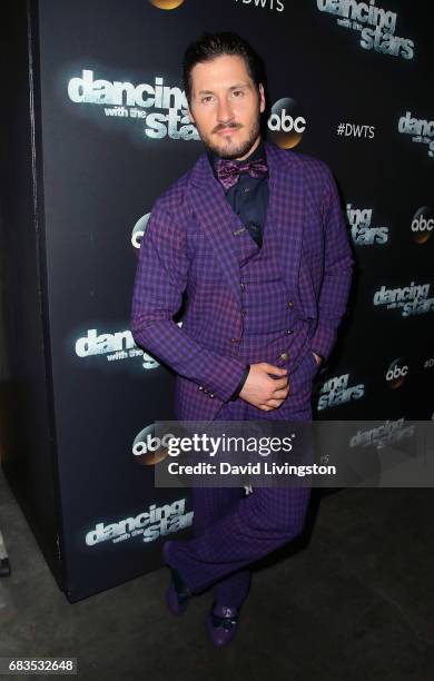 Dancer Valentin Chmerkovskiy attends "Dancing with the Stars" Season 24 at CBS Televison City on May 15, 2017 in Los Angeles, California.