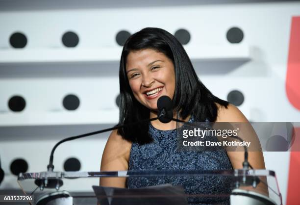 Award Recipient Coach Delmy Del Cid attends the Up2Us Sports Gala 2017 at Guastavino's on May 15, 2017 in New York City.
