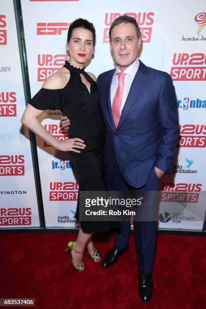 Michele Hicks and Dr. David Colbert attend the Up2Us Sports Gala 2017 at Guastavino's on May 15, 2017 in New York City.