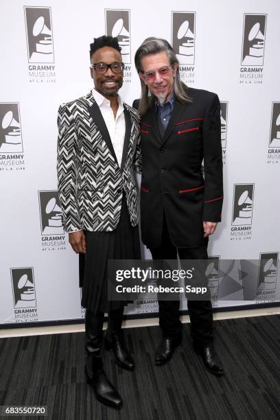 Billy Porter and Executive Director of the GRAMMY Museum Scott Goldman at The Drop: Billy Porter at The GRAMMY Museum on May 15, 2017 in Los Angeles,...