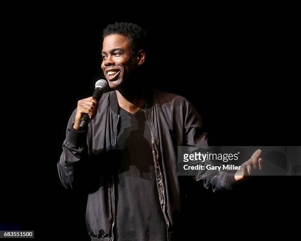 Chris Rock performs in concert during his "Total Blackout" tour at The Bass Concert Hall on May 15, 2017 in Austin, Texas.