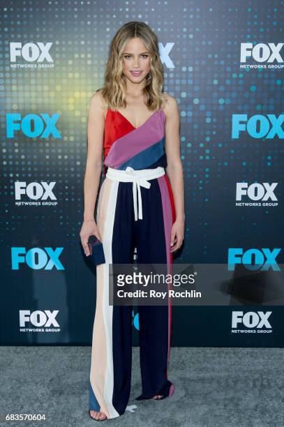 Halston Sage attends the 2017 FOX Upfront at Wollman Rink, Central Park on May 15, 2017 in New York City.