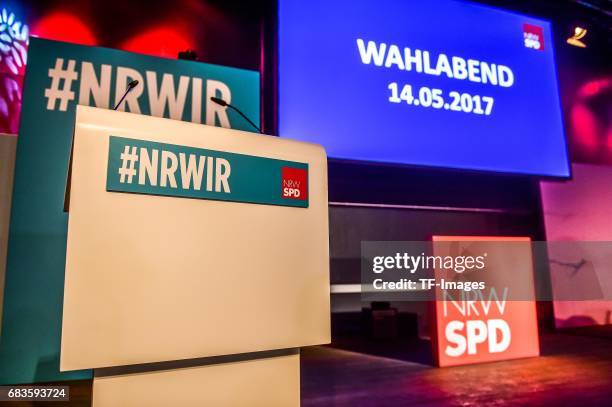 Gernarel view of the North Rhine-Westphalia state election on May 14, 2017 in Dusseldorf, Germany. The election today, the third German state...