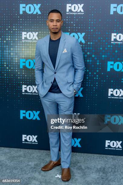 Trai Byers attends the 2017 FOX Upfront at Wollman Rink, Central Park on May 15, 2017 in New York City.