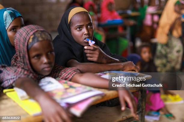 Waaf Dhuung, Ethiopia Students of a primary school in a village in the Somali region of Ethiopia, where Pastorale settled because of the persistent...