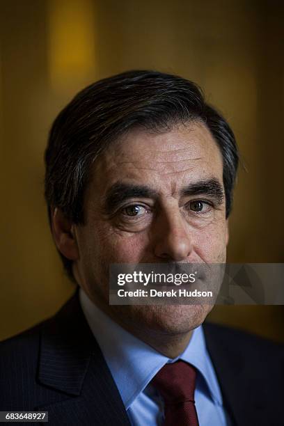 November 4th 2009: French Prime minister François Fillon photographed in his office as he gave an interview to journalists from 'Le Monde' in...