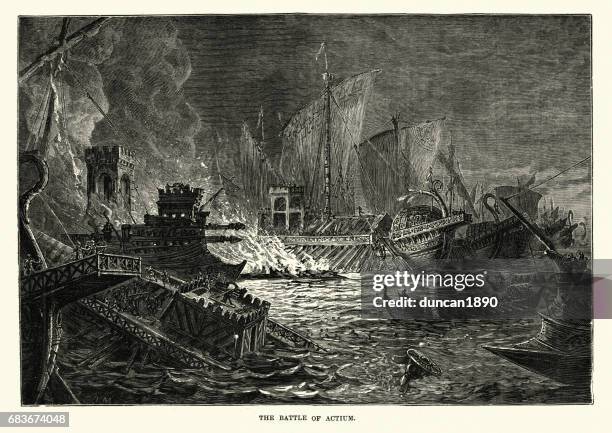 Actium Rome 66 Battle Of Actium Stock Photos, High-Res Pictures, and Images - Getty ...