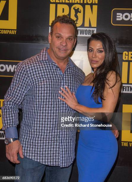 Rich Gaspari with guest attend the premiere of 'Generation Iron 2' Q&A at National Exhibition Centre on May 12, 2017 in Birmingham, England.