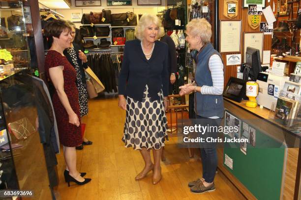 Prince Charles, Prince of Wales and Camilla, Duchess of Cornwall visit the historic Covered Market to sample produce and meet independent vendors at...