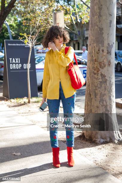 Stylist Chloe Hill during Mercedes-Benz Fashion Week Resort 18 Collections at Carriageworks on May 16, 2017 in Sydney, Australia.