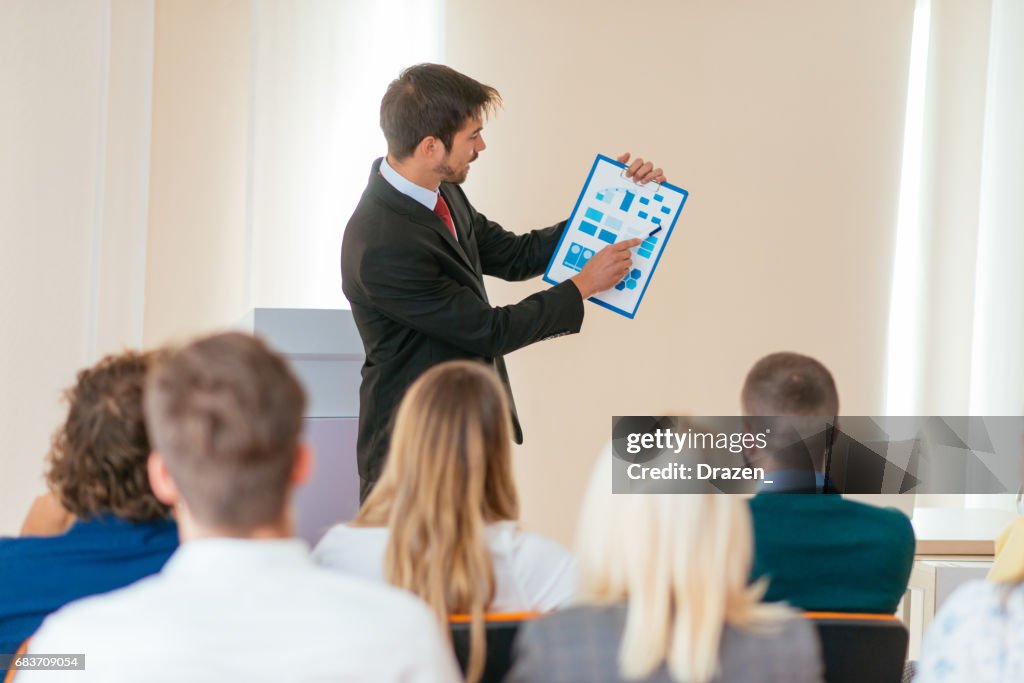 Experts Speaking Financial Expert Talking On Seminar High-Res Stock Photo - Getty Images