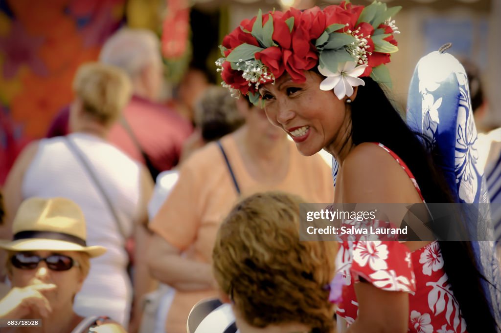 Beautiful tahitian