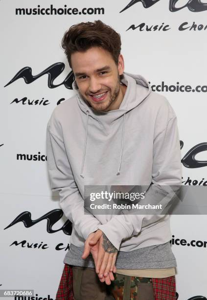 Liam Payne visits Music Choice on May 16, 2017 in New York City.