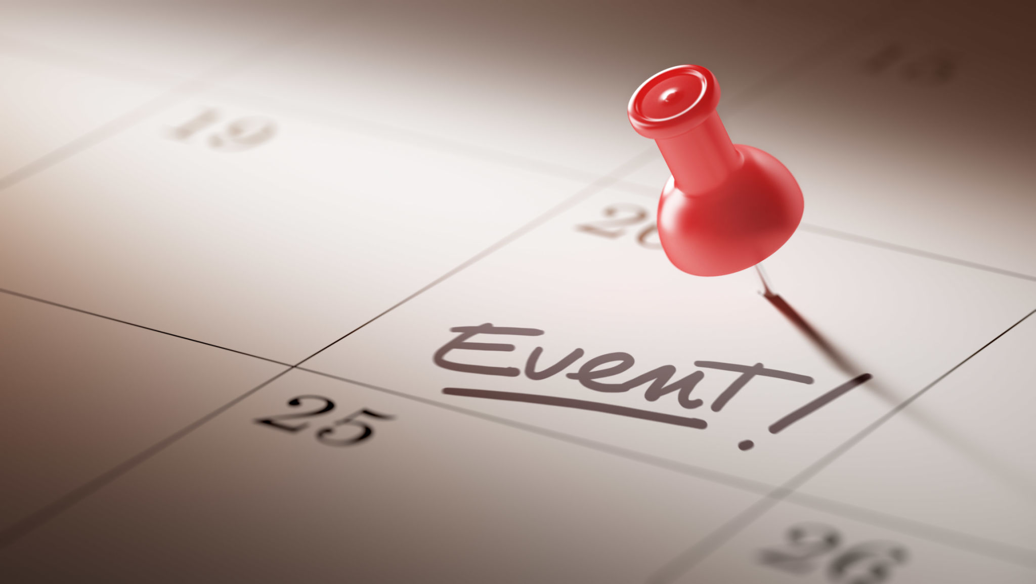 event schedule