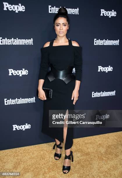 Actress Yasmine Al Massri attends Entertainment Weekly & People New York Upfronts at 849 6th Ave on May 15, 2017 in New York City.