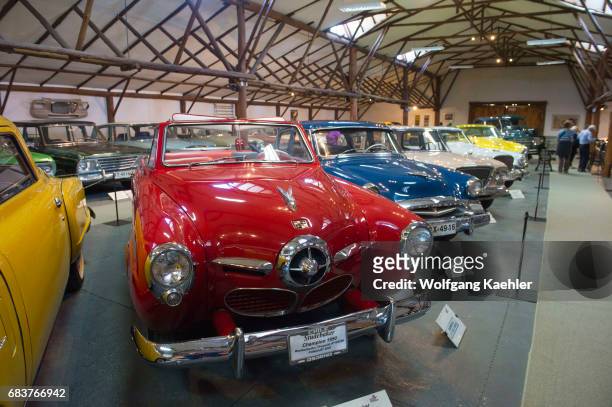 The Auto Museum Moncopulli with a collection of primarily Studebaker cars dating from the 40s, 50s and 60s near Puyehue in the Lake District of Chile.