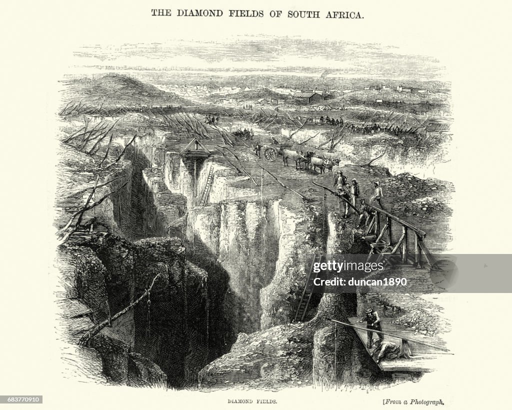 Diamond Fields of South Africa, 19th Century