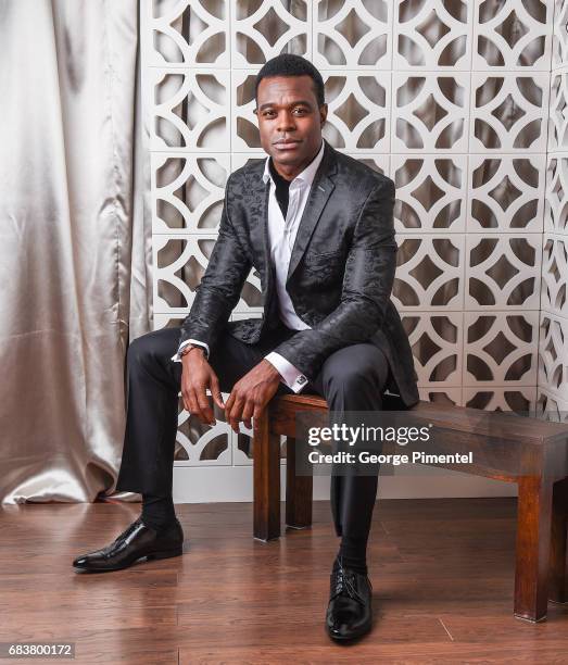 Actor Lyriq Bent poses at the 2016 Canadian Screen Awards Portrait Studio at the Sony Centre for the Performing Arts on March 13, 2016 in Toronto,...