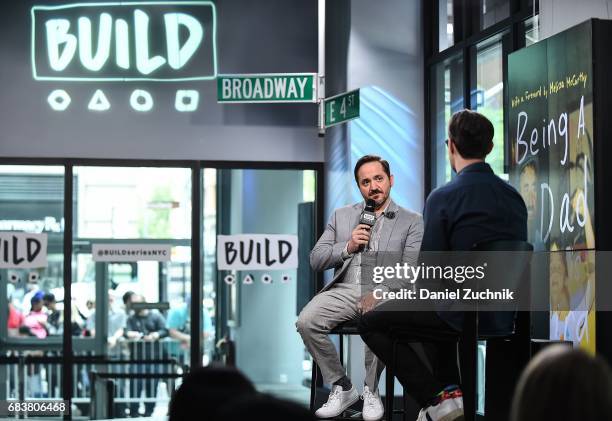 Ben Falcone attends the Build Series to discuss his new book, "Being A Dad Is Weird: Lessons In Fatherhood From My Family To Yours" at Build Studio...