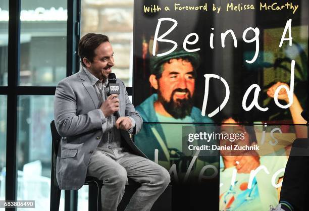 Ben Falcone attends the Build Series to discuss his new book, "Being A Dad Is Weird: Lessons In Fatherhood From My Family To Yours" at Build Studio...