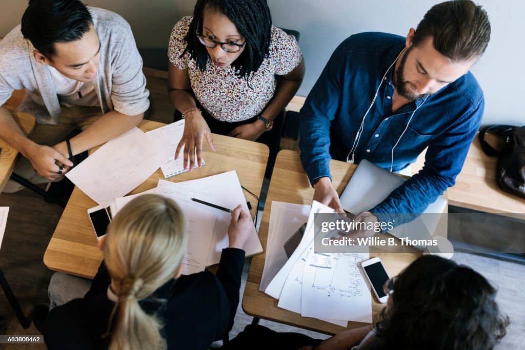 Group Of Entrepreneurs Brainstorming