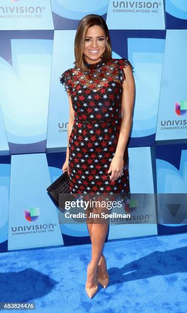 Journalist Pamela Silva Conde attends Univision's 2017 Upfront at the Lyric Theatre on May 16, 2017 in New York City.