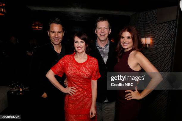 S Party at Del Posto Celebrating NBC's New Season -- Pictured: Eric McCormack, Megan Mullally, Sean Hayes, Debra Messing, "Will & Grace" --