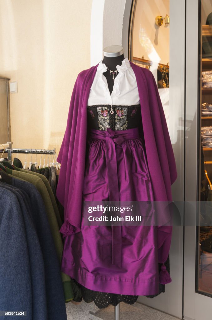 Traditional Austrian woman's dress