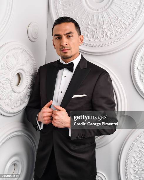 Michael Reventar poses in the E-Talk Portrait Studio at the 2017 Canadian Screen Awards at the Sony Centre For Performing Arts on March 12, 2017 in...