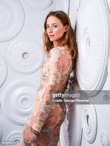 Karine Vanasse poses in the E-Talk Portrait Studio at the 2017 Canadian Screen Awards at the Sony Centre For Performing Arts on March 12, 2017 in...