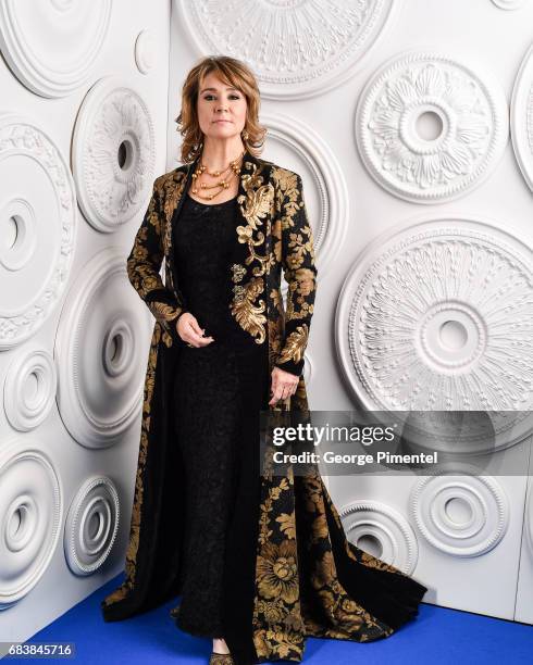 Actress Megan Follows poses in the E-Talk Portrait Studio at the 2017 Canadian Screen Awards at the Sony Centre For Performing Arts on March 12, 2017...