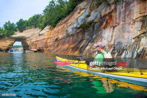 Pictured Rocks Kayacking 4k Pictured Rocks Kayaking Photos and Premium High Res Pictures - Getty Images