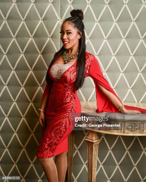 Patricia Jaggernauth poses in the 2017 Canadian Arts And Fashion Awards Portrait Studio at the Fairmont Royal York Hotel on April 7, 2017 in Toronto,...