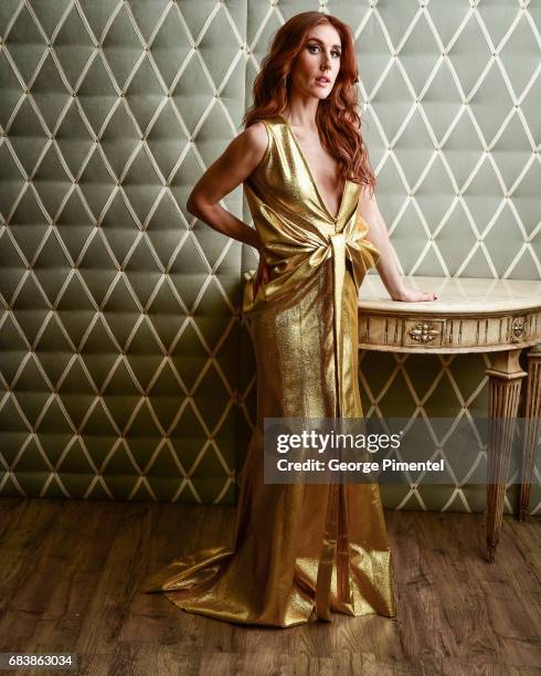 Jessi Cruickshank poses in the 2017 Canadian Arts And Fashion Awards Portrait Studio at the Fairmont Royal York Hotel on April 7, 2017 in Toronto,...