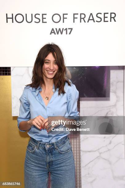 Laura Jackson attends the House of Fraser AW17 Press Show at The Vinyl Factory on May 16, 2017 in London, England.