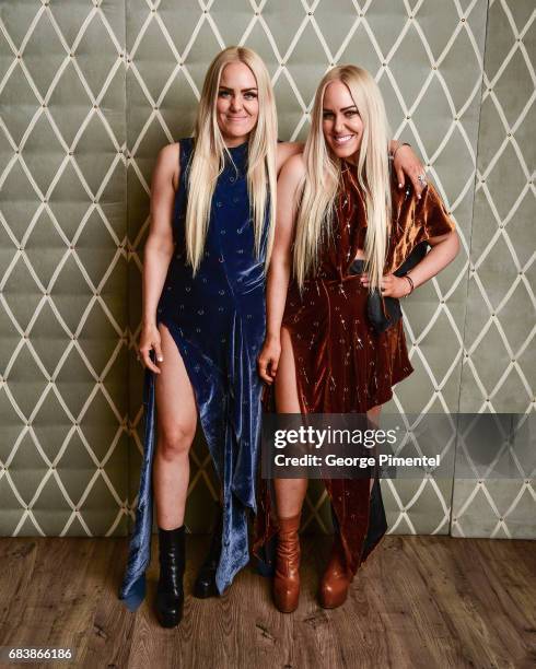 Cailli Beckerman and Sam Beckerman pose in the 2017 Canadian Arts And Fashion Awards Portrait Studio at the Fairmont Royal York Hotel on April 7,...