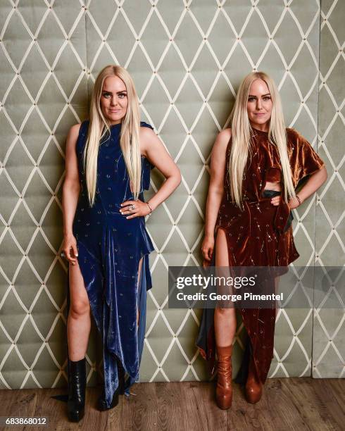 Cailli Beckerman and Sam Beckerman pose in the 2017 Canadian Arts And Fashion Awards Portrait Studio at the Fairmont Royal York Hotel on April 7,...