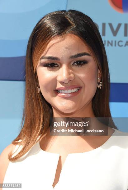 Model Clarissa Molina attends the 2017 Univision Upfront at the Lyric Theatre on May 16, 2017 in New York City.