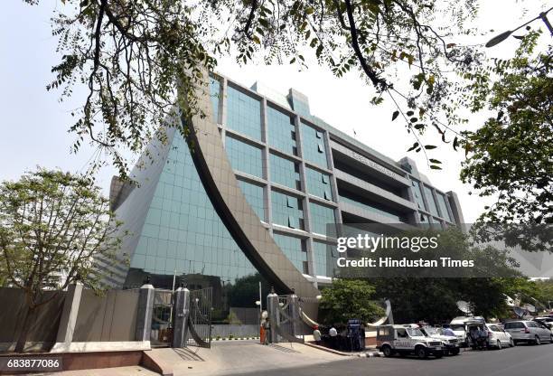 View of Central Bureau of Investigation HQ building on May 16, 2017 in New Delhi, India. A day after withdrawing his hunger strike, sacked Delhi...