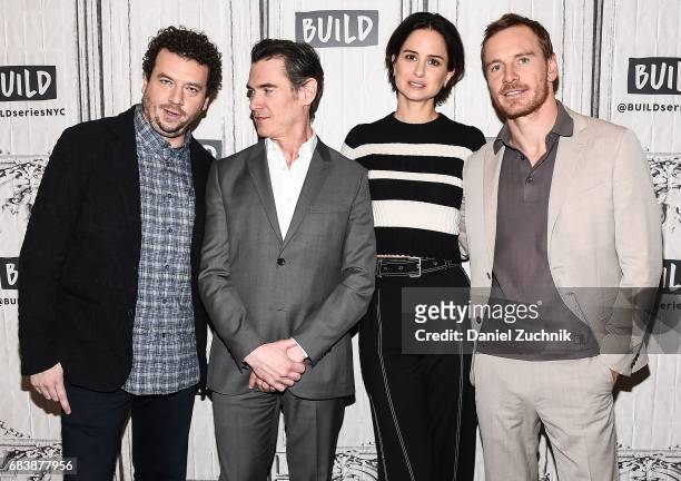 Danny R. McBride, Billy Crudup, Katherine Waterston and Michael Fassbender attend the Build Series to discuss the movie 'Alien: Covenant' at Build...