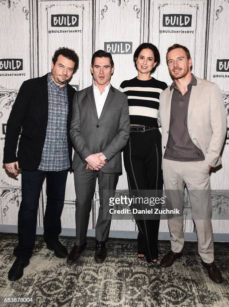Danny R. McBride, Billy Crudup, Katherine Waterston and Michael Fassbender attend the Build Series to discuss the movie 'Alien: Covenant' at Build...
