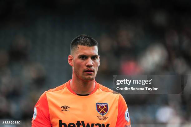 West Ham Goalkeeper Raphael Spiegel during the Premier League 2 Play-Off Match between Newcastle United and West Ham United at St.James' Park on May...