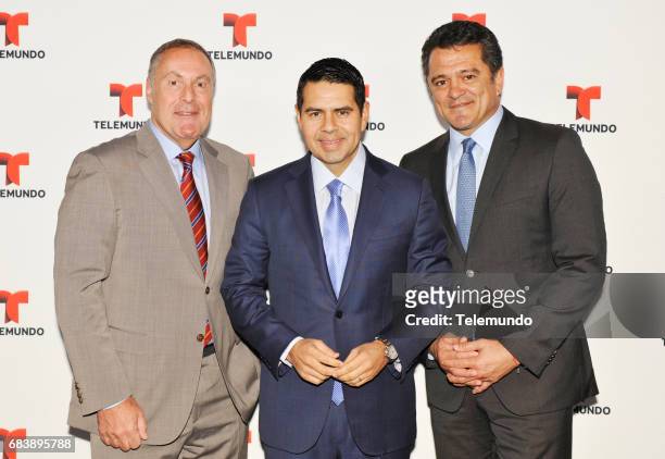 NBCUniversal Upfront in New York City on Monday, May 15, 2017 -- Executive Portraits -- Pictured: Andres Cantor, "Telemundo Deportes" on Telemundo;...