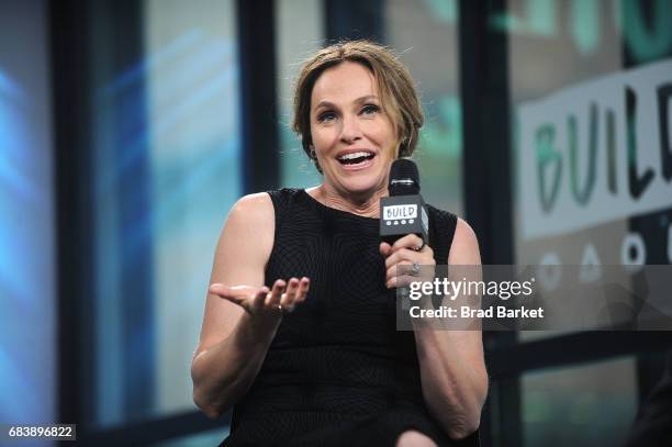 Actress Amy Brenneman attends Build Presents Amy Brenneman Discussing "The Leftovers" at Build Studio on May 16, 2017 in New York City.