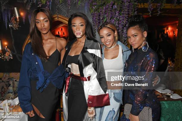 Jourdan Dunn, Winnie Harlow, Tinashe and Cassie attend the 'Can't Stop, Won't Stop: A Bad Boy Story' dinner hosted by Sean 'Diddy' Combs & Naomi...